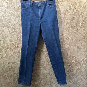 Wrangler 936PWD Cowboy Cut Slim Fit Jeans 36x34 Blue Denim